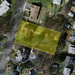 46 Bemis St, Newton MA  02460-1103 aerial view