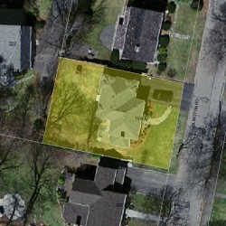 194 Islington Rd, Newton MA 02466-1012 aerial view
