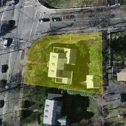 1004 Centre St, Newton MA 02459-1622 aerial view