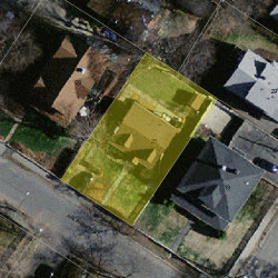 25 Arlington St, Newton MA 02458-2453 aerial view