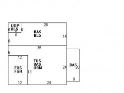 14 Oakmont Rd, Newton MA  02459-2531 floor plan