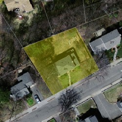285 Mount Vernon St, Newton MA 02465-2520 aerial view
