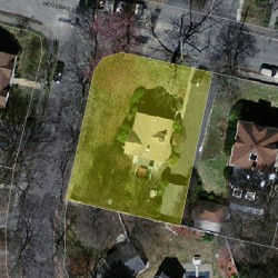 60 Woodbine St, Newton MA 02466-1809 aerial view