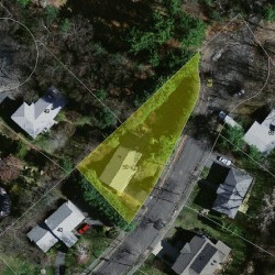 50 Grace Rd, Newton MA  02459-3426 aerial view