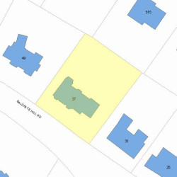 37 Baldpate Hill Rd, Newton MA 02459-2826 plot plan