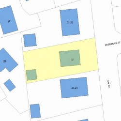 37 Gay St, Newton MA 02460-2248 plot plan