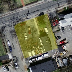 152 Webster St, Newton MA  02465-1847 aerial view