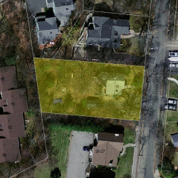 19 Cottage St, Newton MA 02464-1254 aerial view