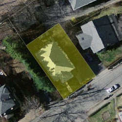 11 Paul St, Newton MA 02459-2452 aerial view