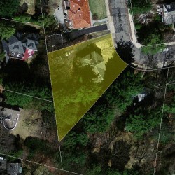 19 Sheffield Rd, Newton MA  02460-2120 aerial view