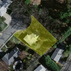 49 Fairhaven Rd, Newton MA 02459-3423 aerial view