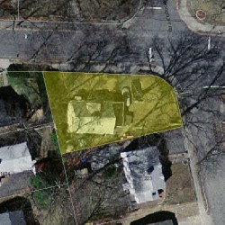 11 Elinor Rd, Newton MA 02461-1832 aerial view