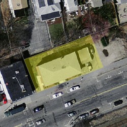 697 Washington St, Newton MA 02458-1388 aerial view