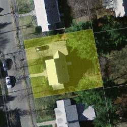 24 Sheldon Rd, Newton MA 02459-2738 aerial view