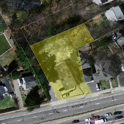 1021 Boylston St, Newton MA  02461-1318 aerial view