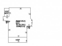 145 Cypress St, Newton MA  02459-2225 floor plan