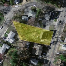 403 Parker St, Newton MA  02459-2604 aerial view