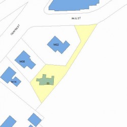 80 Paul St, Newton MA 02459-2470 plot plan