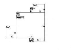 22 Rosalie Rd, Newton MA 02459-3131 floor plan