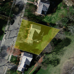 48 Avondale Rd, Newton MA  02459-1619 aerial view