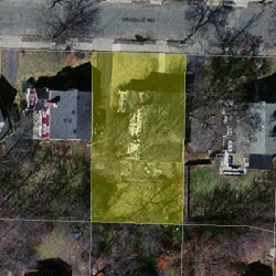 112 Oakdale Rd, Newton MA  02461-1813 aerial view