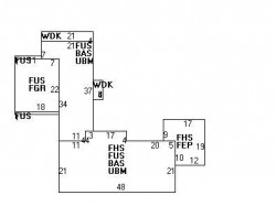 115 Aspen Ave, Newton MA 02466-3021 floor plan