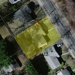 149 Christina St, Newton MA 02461-1915 aerial view