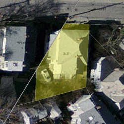 37 William St, Newton MA 02465-1043 aerial view