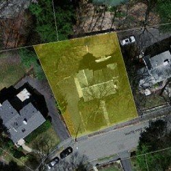 15 White Pine Rd, Newton MA 02464-1222 aerial view