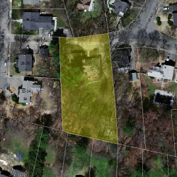 70 Helene Rd, Newton MA  02468-1025 aerial view