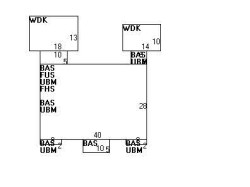 932 Walnut St, Newton MA  02461-1135 floor plan