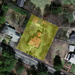 108 Concord St, Newton MA 02462-1005 aerial view