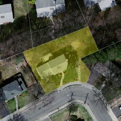 277 Mount Vernon St, Newton MA 02465-2520 aerial view