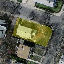 6 Dana Rd, Newton MA 02465-1118 aerial view