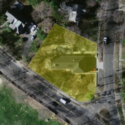 658 Dedham St, Newton MA 02459-3322 aerial view