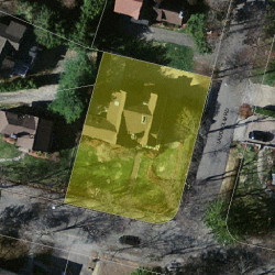 121 Cabot St, Newton MA 02458-2532 aerial view