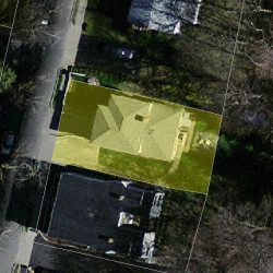 27 John St, Newton MA  02459-2347 aerial view