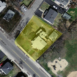 169 River St, Newton MA  02465-1429 aerial view