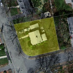 46 White Pine Rd, Newton MA 02464-1223 aerial view