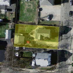 11 Jasset St, Newton MA  02458-1014 aerial view