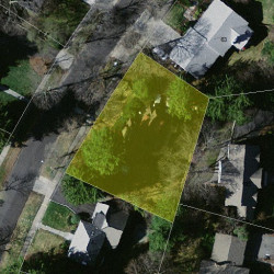 55 Rosalie Rd, Newton MA 02459-3128 aerial view