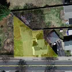 45 Auburndale Ave, Newton MA 02465-1403 aerial view