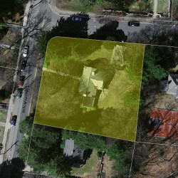 80 Beaumont Ave, Newton MA 02460-2330 aerial view