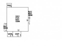20 Bacon Pl, Newton MA  02464-1004 floor plan