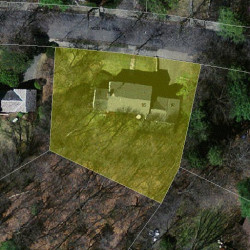 16 Nod Hill Rd, Newton MA  02461-2027 aerial view