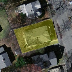 41 Aberdeen St, Newton MA 02461-1801 aerial view