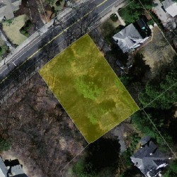 187 Pine Ridge Rd, Newton MA 02468-1510 aerial view