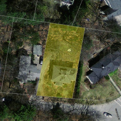 329 Waban Ave, Newton MA 02468-1349 aerial view