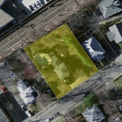 17 Paul St, Newton MA  02459-2452 aerial view