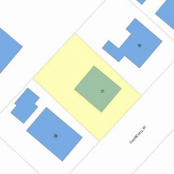 25 Churchill St, Newton MA 02460-1406 plot plan
